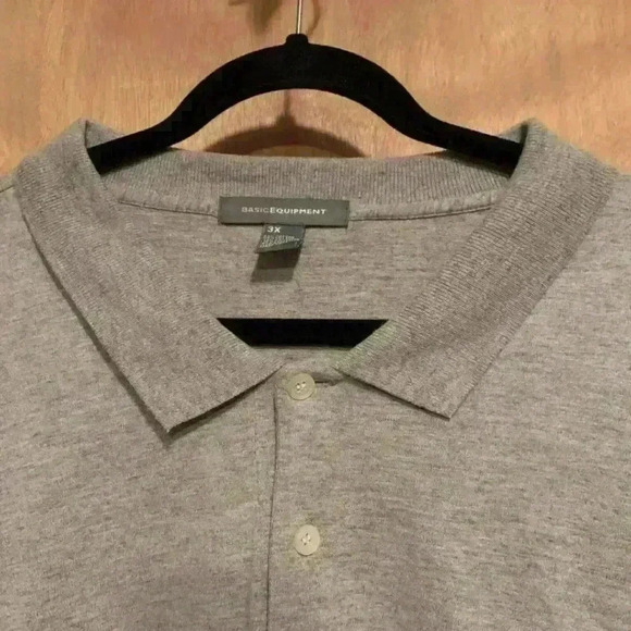 Men's Polo Shirt Basic Equipment Size 3X Gray - Picture 4 of 9